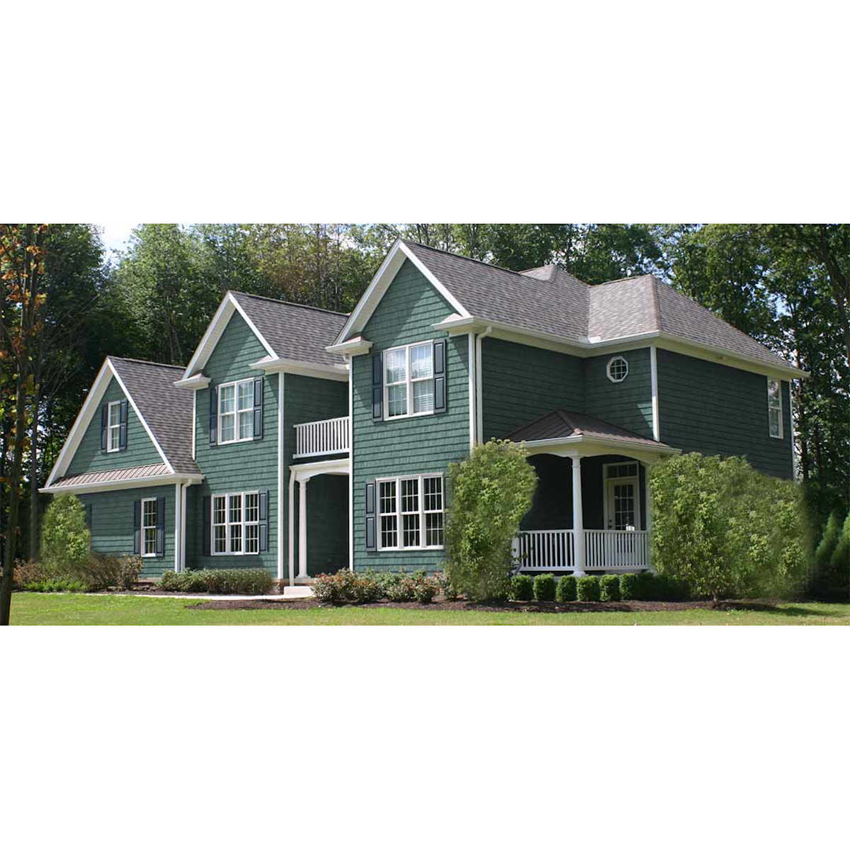 Ivy Green Siding On a House