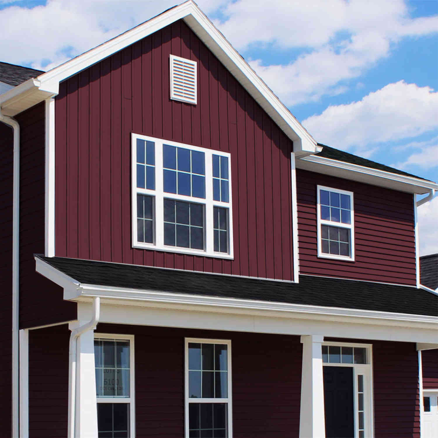 Heritage Red House Siding